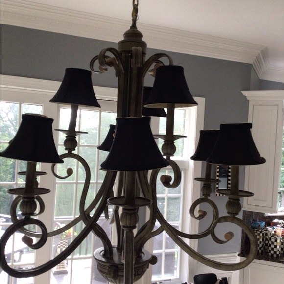 Lamp shades set of  3 black  NEW IN WRAPPING. All brand new never used - Picture 3 of 8